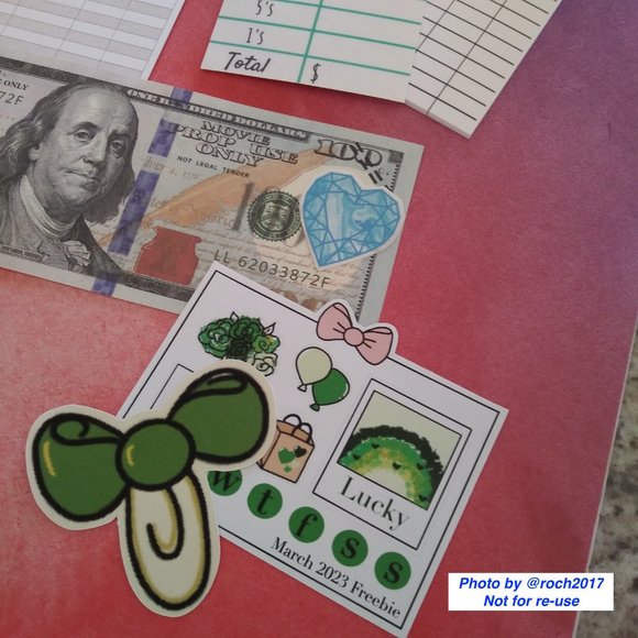 A6 Cash Budget Personal Binder Agenda Checker Design with Accessories - Picture 9 of 10